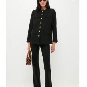 Pomander Place Black Textured Jennings Jacket size medium NWOT